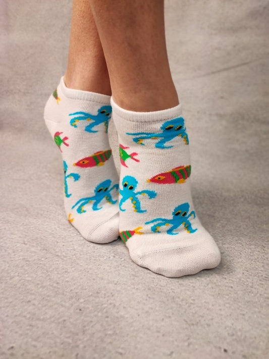 Sosete scurte din bumbac ultrasox model oceanic STK461-2