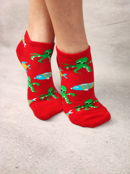 Sosete scurte din bumbac ultrasox model oceanic STK461-3