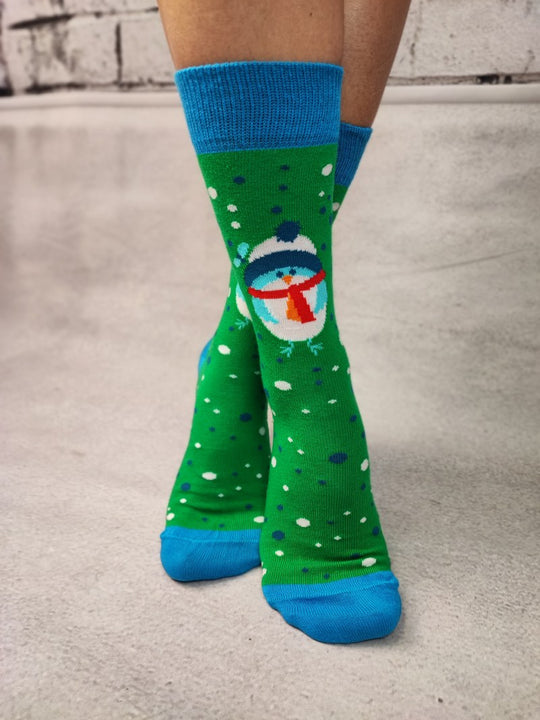 Sosete medii din bumbac ultrasox model pinguin STK462-12