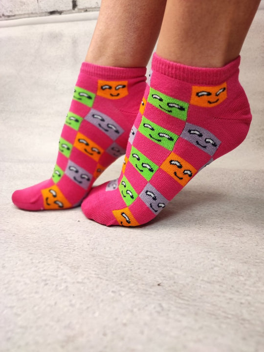 Sosete medii din bumbac ultrasox medii colorate STK463-55