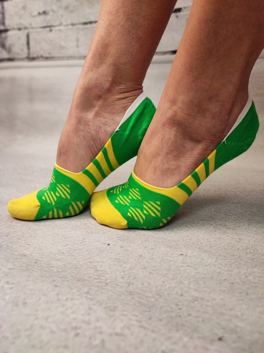 Sosete talpici invizibile ultrasox model geometric STK472-129