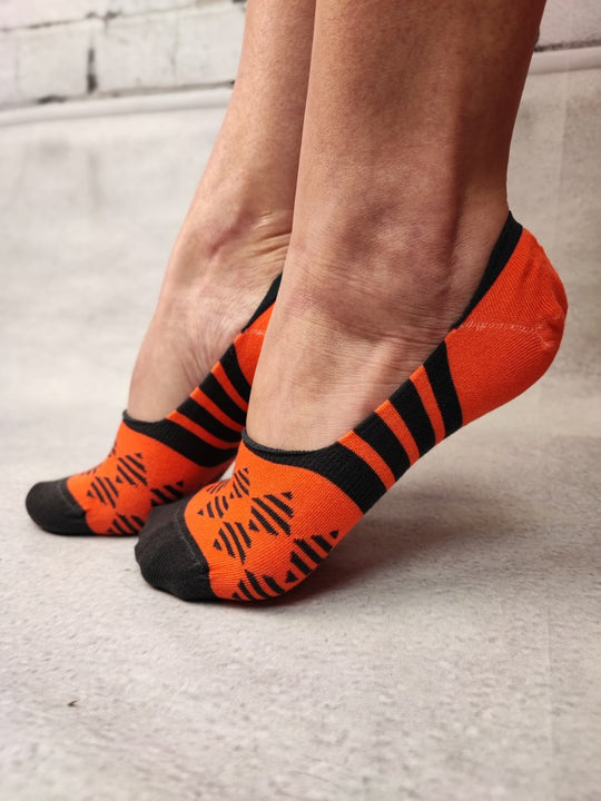 Sosete talpici invizibile ultrasox model geometric STK472-52