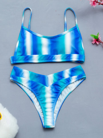 Costum de baie in 2 piese model in degrade SW2296-441