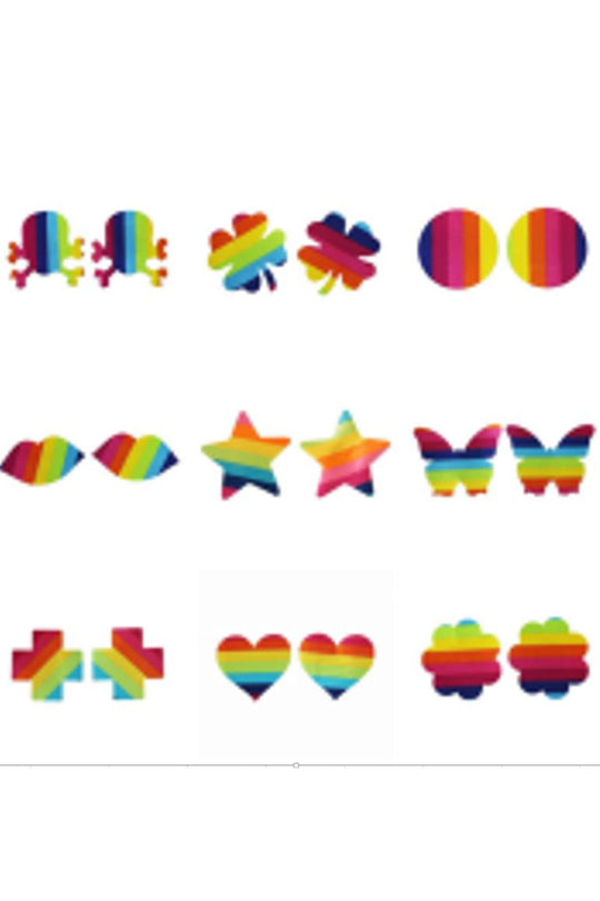 Accesorii autoadezive pentru sani cu model cruce colorata TE114F-100