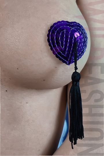 Accesorii pentru sani din silicon cu paiete si ciucurei TE26-1110