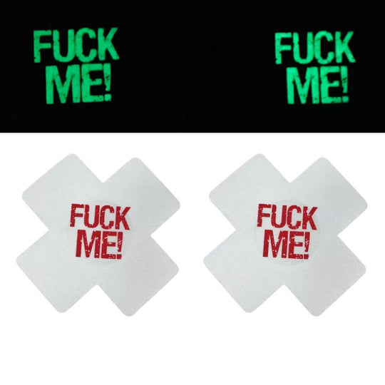 Accesorii fosforescente pentru sani in forma de x TE76A-2