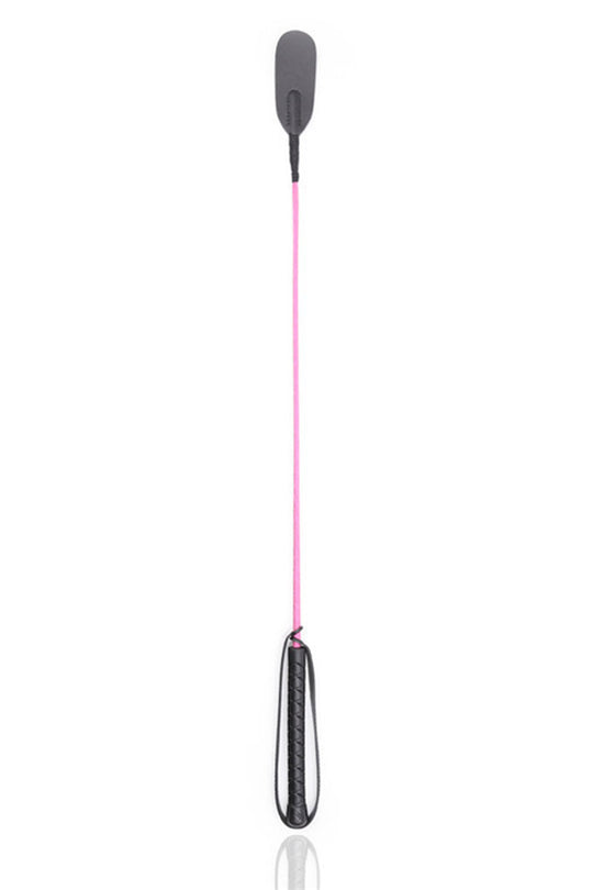 Cravasa flexibila fetish roz cu negru TOY217-1
