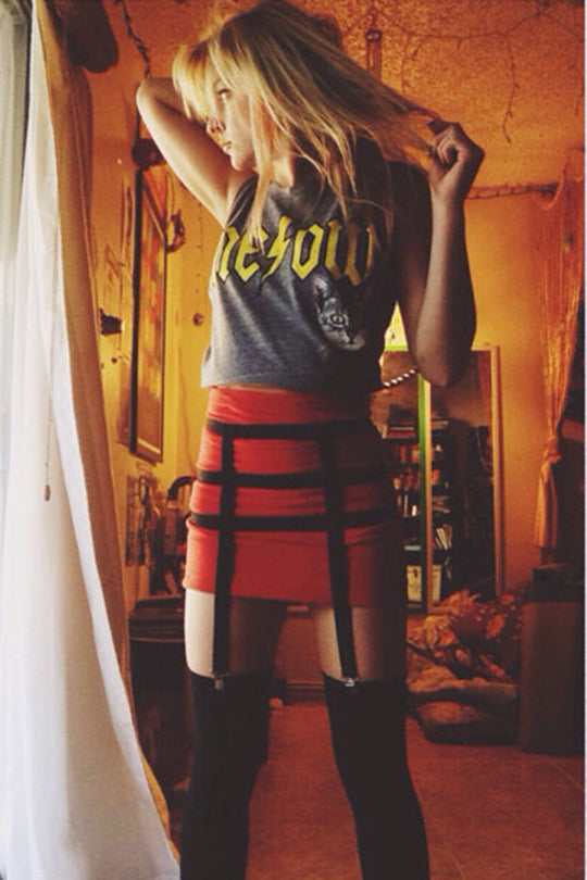 Portjartier cu jartiere din bezi elastice TOY242-1