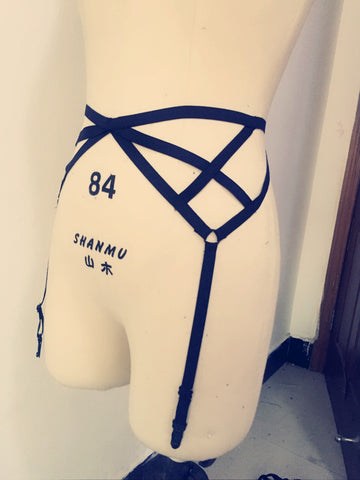 Portjartier cu 2 jartiere atasate din benzi elastice TOY244-1