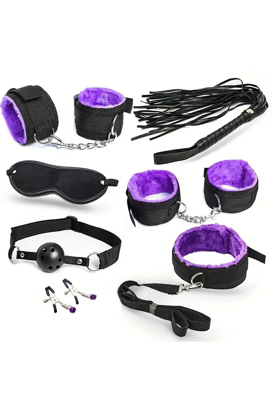 Set accesorii fetish din 7 piese pentru o experienta deosebita TOY280-111