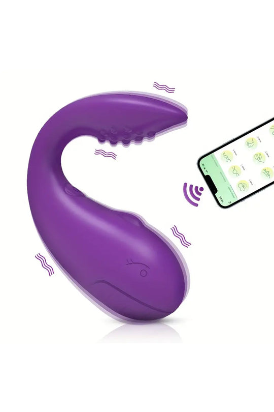 Vibrator tip ou (egg) din silicon cu baterii si aplicatie TOY283A-11