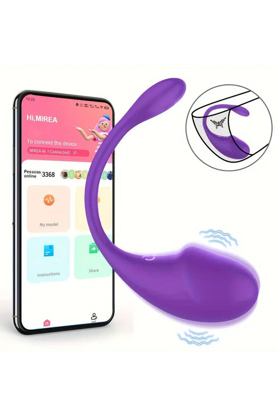 Vibrator tip ou (egg) din silicon cu 10 viteze TOY284-11