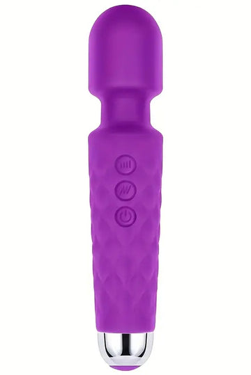 TOY286-11 Vibrator pentru femei sau cupluri tip Magic Wand cu baterii si multiple moduri de vibrare pentru stimularea "G-Spot"