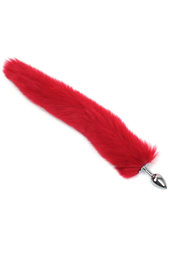 Plug anal din metal model coada de vulpe TOY288-3