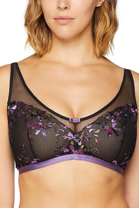 Sutien Triumph model elegant decorat cu dantela si plasa TPH1581-2891