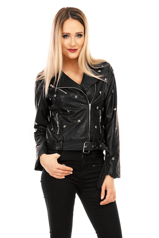 Jacheta scurta accesorizata cu stelute U589-1