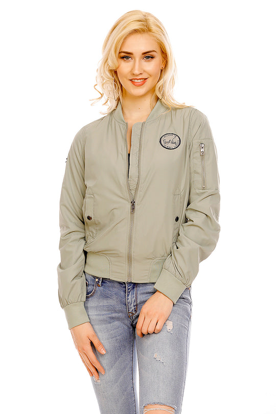 Jacheta casual accesorizata cu buzunare pe maneci U608-1218