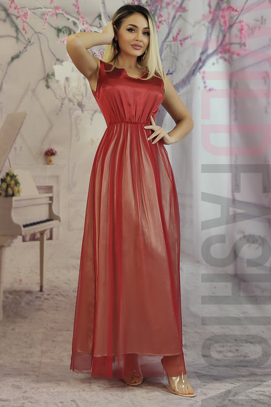 Rochie lunga eleganta cu bluza U855-8115