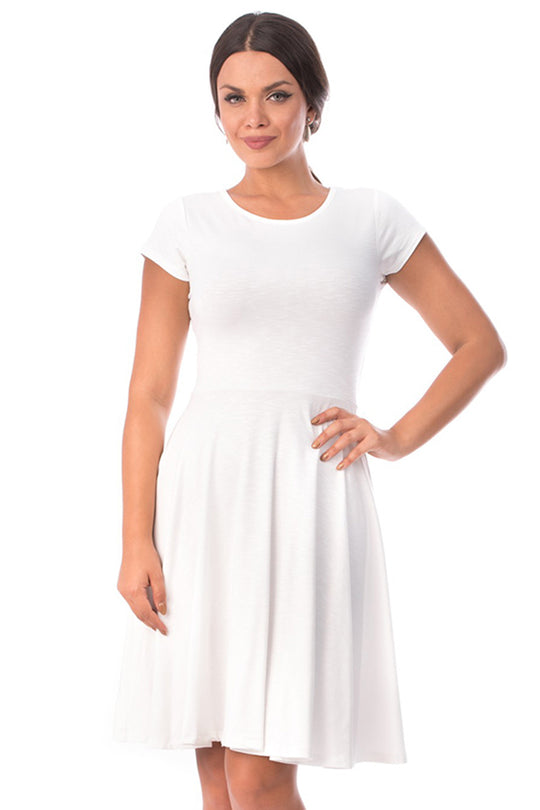 Rochie scurta de zi pe o croiala in clos X531-2