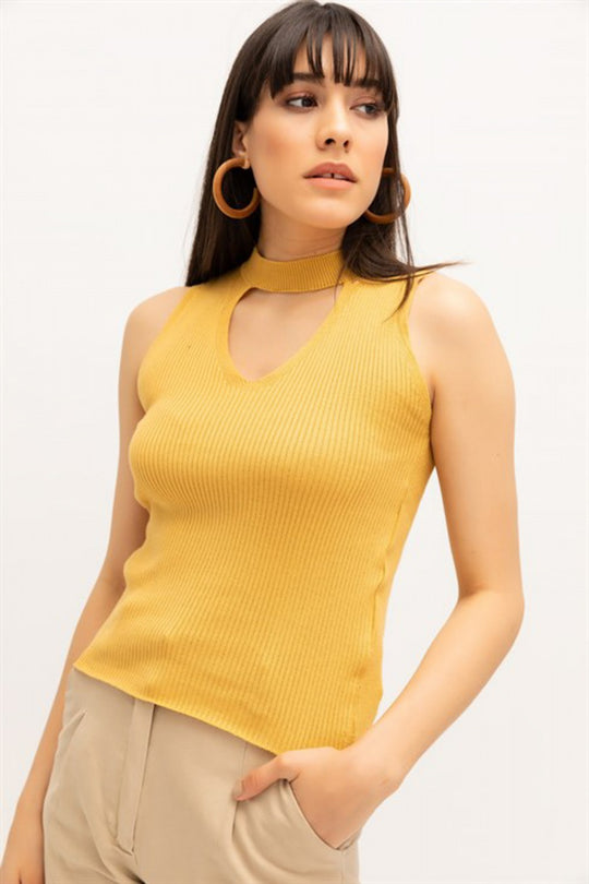 X670-991 Maoiou casual reiat cu guler