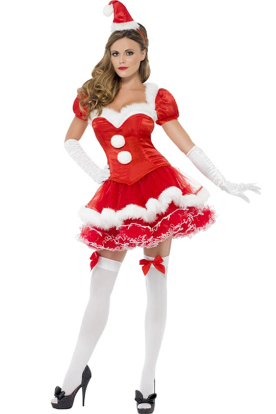 XM384-232 Costum cu tematica de Craciun - Miss Santa Helper