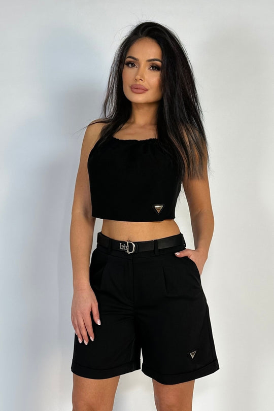 Compleu fashion din top si pantaloni scurti Y644-1