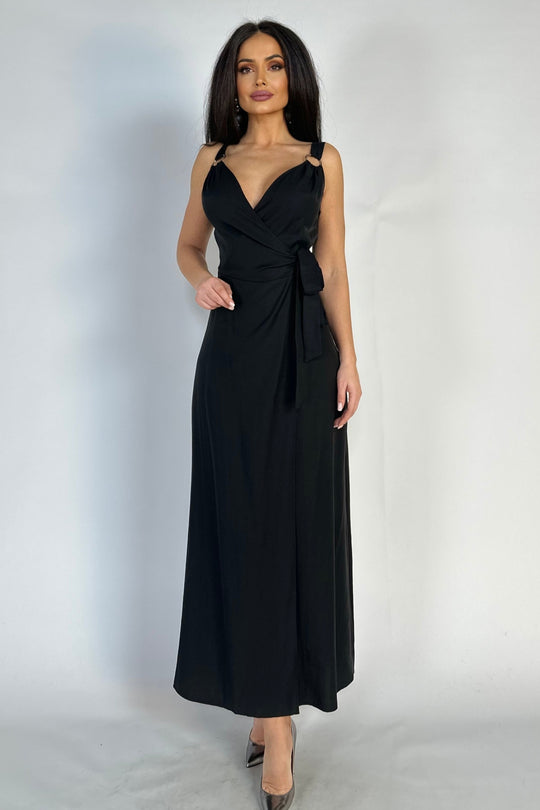 Rochie medie, casual din material petrecut Y647-1