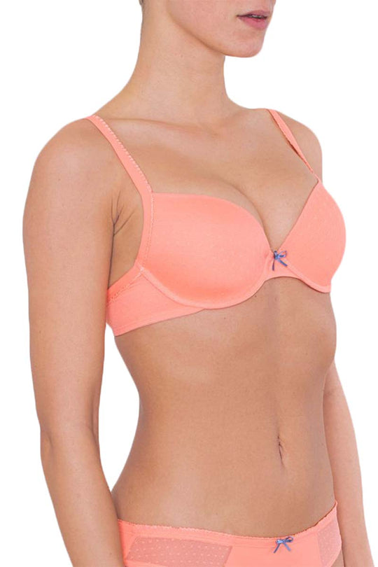 Sutien elegant cu burete si model din plasa Lovely Day WHPM BED12-19