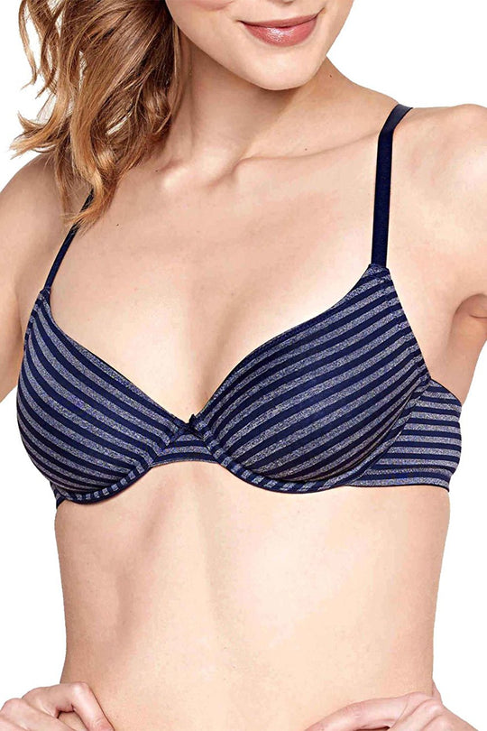 Sutien casual cu model in dungi New Day WM BED202-44