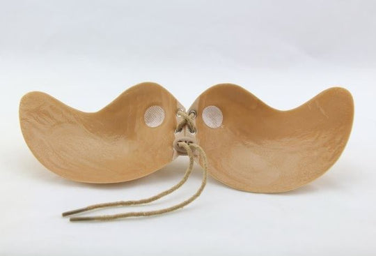 Sutien invizibil cu silicon autoadeziv accesorizat cu siret BRA133-152