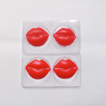 Accesorii fetish pentru sani din silicon in forma de buze BRA79-3