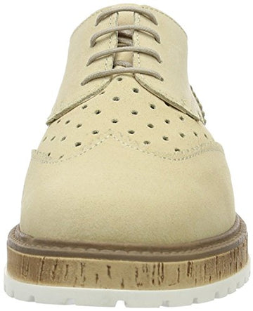 Pantofi smart cu sireturi subtiri model perforat CH2512-155