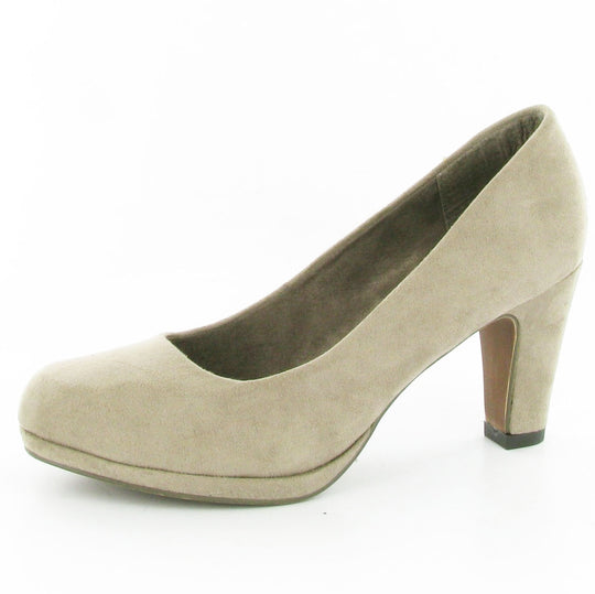 Pantofi clasici din imitatie piele intoarsa cu varf rotund CH2549-8811