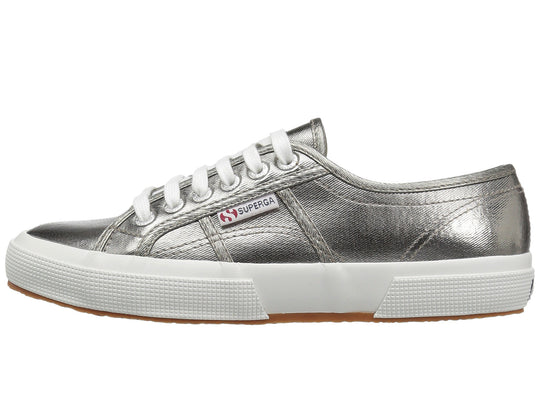 Tenisi cu aspect metalizat din material textil cu sireturi CH2556-61