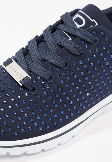 Pantofi sport accesorizati cu strasuri si accesoriu metalic in fata CH2582-44