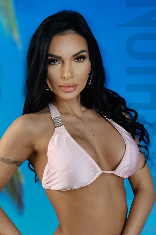 Sutien de baie accesorizat cu strasuri SW2344A-5112