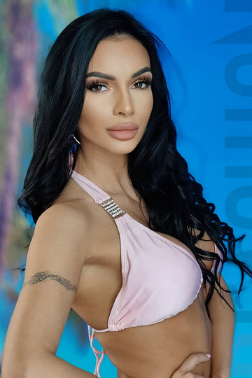 Sutien de baie accesorizat cu strasuri SW2344A-5112