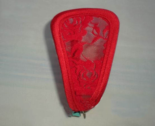 Chilot invizibil c-string cu dantela florala GS284-3