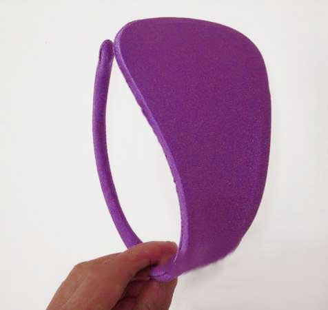 Chilot invizibil c-string simplu mov GS286-10