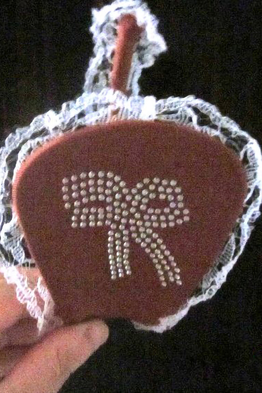 Chilot invizibil c-string model cu dantela si strasuri GS625-8