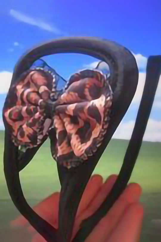 Chilot invizibil c-string cu plasa fi fundita GS627-151