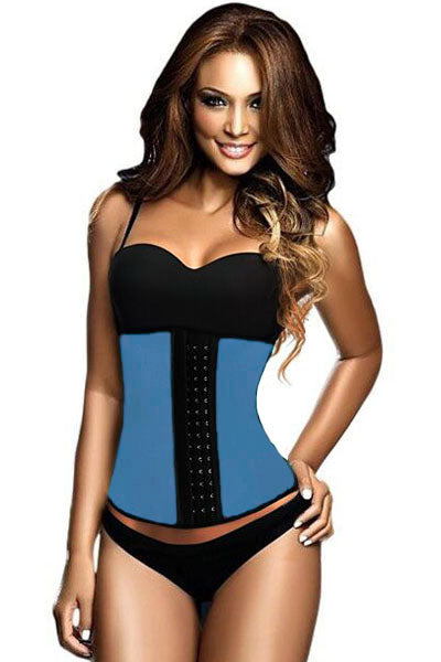 Corset brau cu inchidere tip mos-baba in fata H366-4