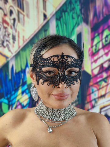 MSK80-1 Masca din broderie Mysterious Masquerade Mask