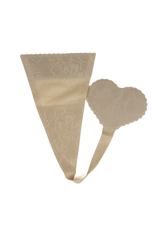 Chilot invizibil fara benzi pe lateral cu model inimioara GS1075-152