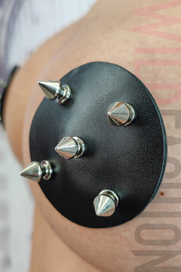 Accesorii autoadezive pentru sani model punk cu tinte TE57-1