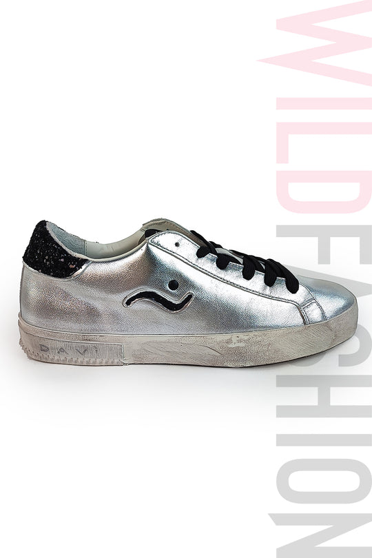 Adidasi casual MARGOT din piele naturala cu aspect murdar CH37-17