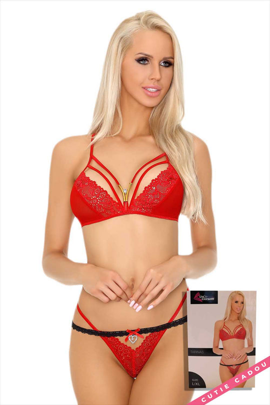 Set 2 piese lenjerie sexi cu dantela LIV23-3