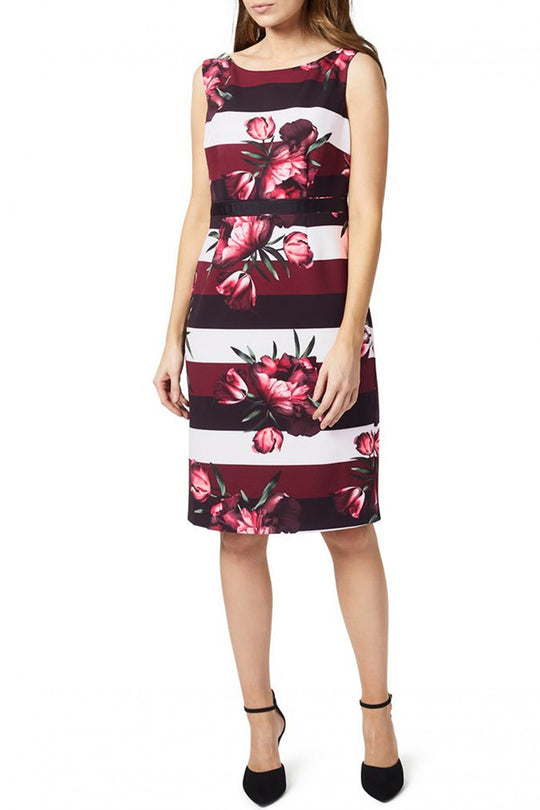 Rochie casual fara maneci si cu imprimeu floral M622-821