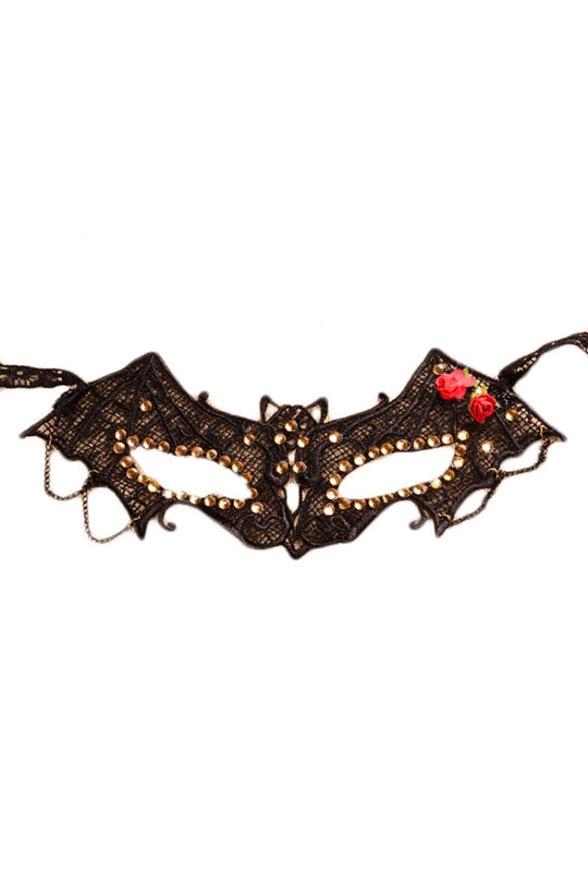 MSK38-1 Masca din broderie  accesorizata