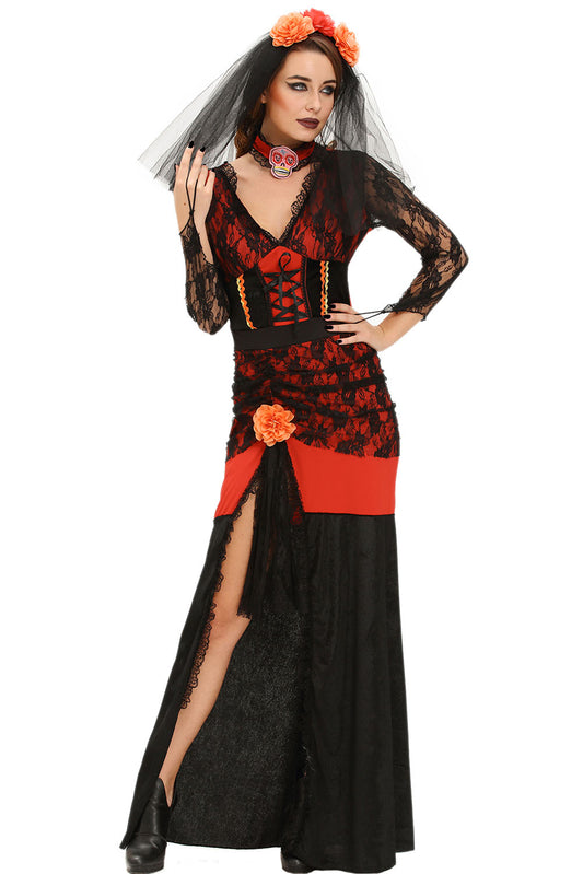 P544-115 Costum tematic Day of The Dead Diva